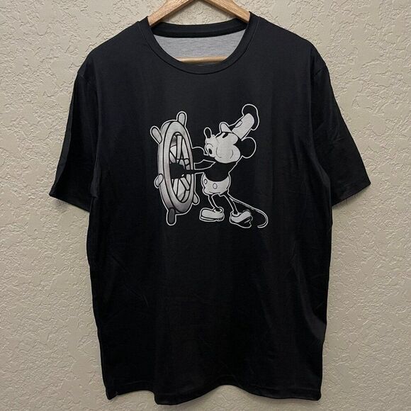 Mickey Mouse Steamboat Willie T-Shirt medium - Picture 3 of 7